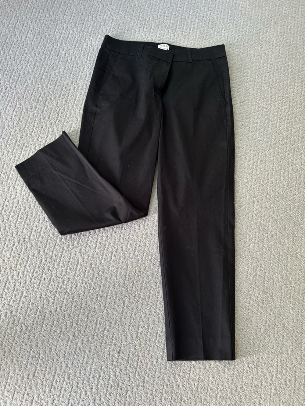 J. Crew woman black twill pants